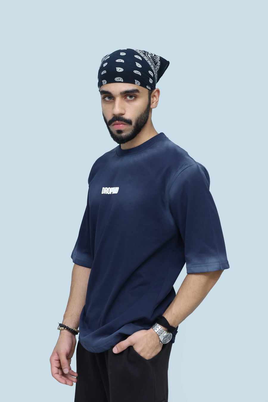 Navy 07 Oversized Tee