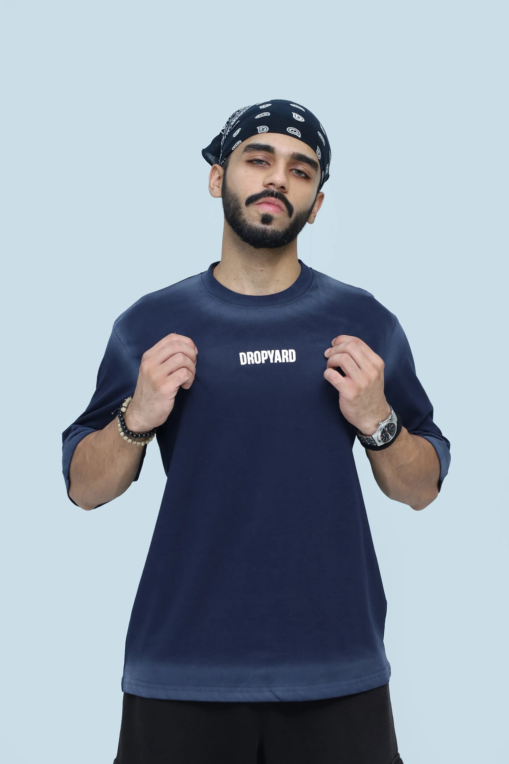 Navy 07 Oversized Tee