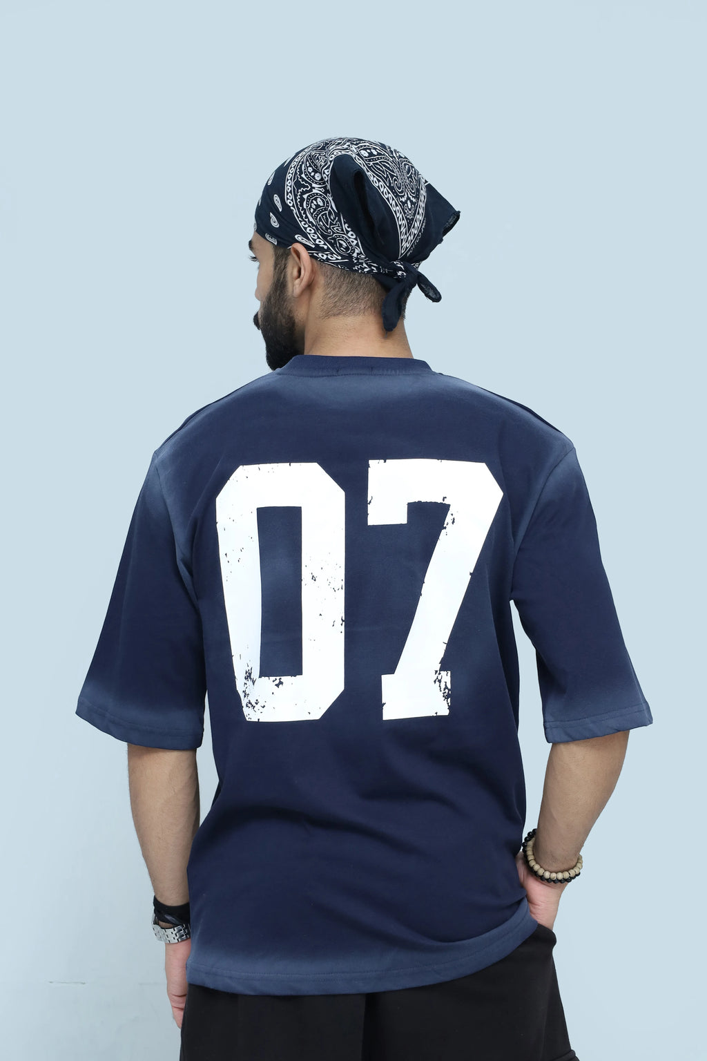 Navy 07 Oversized Tee