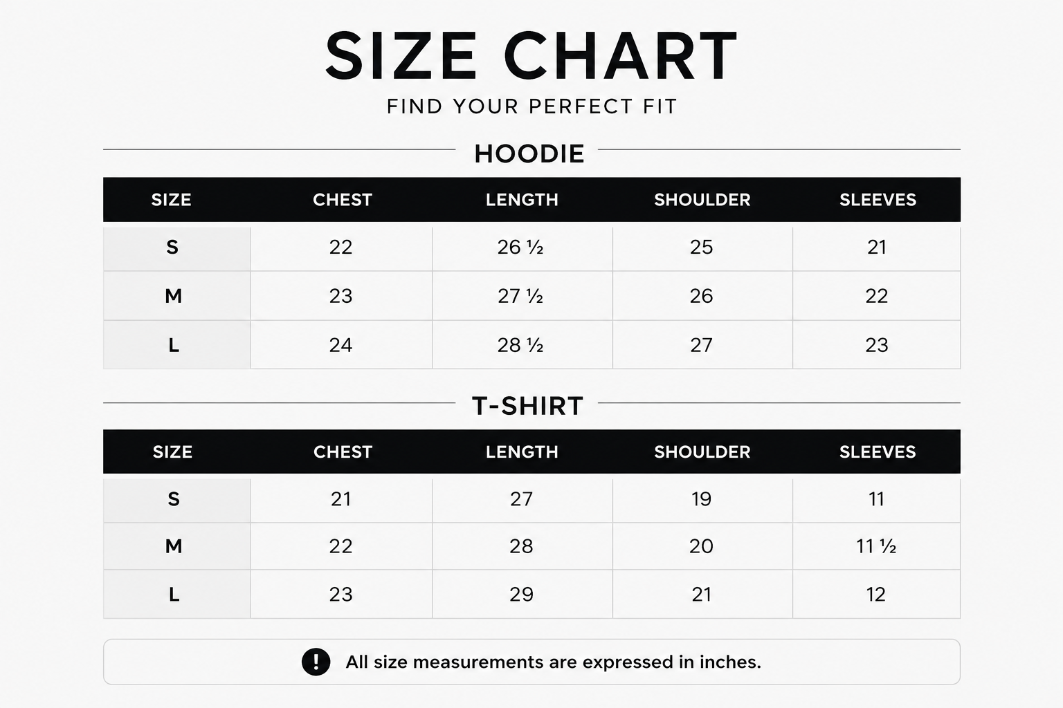 Size guide
